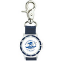Clip-It Fob Style Watch w/Blue Bezel